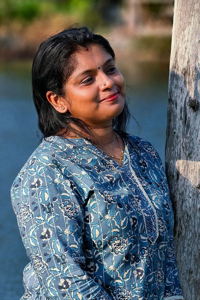 Neel - Indigo Block Print Kurti