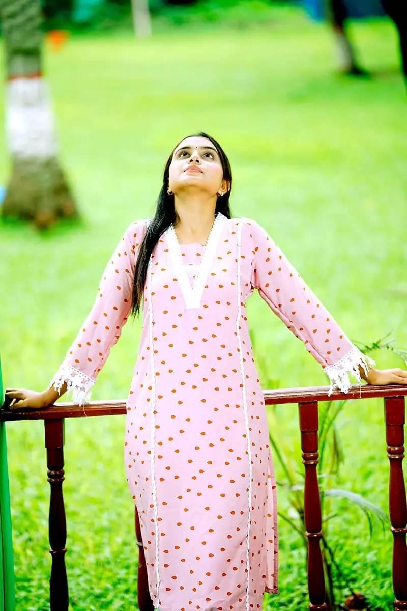 Phool - Pink Floral Print A-line Kurta